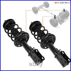 2 Front Complete Struts Shocks Coil Spring Assembly For Ford Taurus 2013-2017