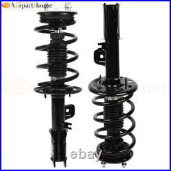 2 Front Complete Struts Shocks Coil Spring Assembly For Ford Taurus 2013-2017