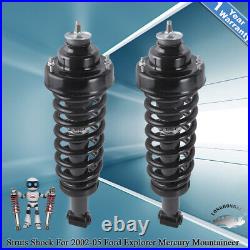 2 x Rear Struts Shocks Assembly For 2002-2005 Ford Explorer Mercury Mountaineer