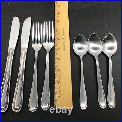 84 piece complete Stanley Roberts CAMEO MCM Stainless 14 FULL place settings