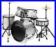 Ashthorpe-5-Piece-Complete-Full-Size-Adult-Drum-Set-with-Remo-Batter-Heads-Sil-01-opg