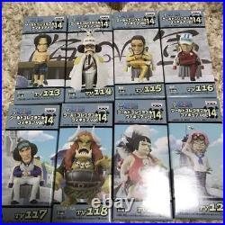 Banpresto World Collectable Figure Vol. 14 One Piece Bandai Full Complete Set