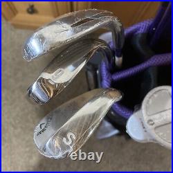 Callaway XJ Junior Set Level 2 Purple Bag 7 Piece Complete Girl Golf Set LH 5969