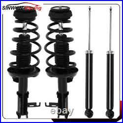 For 2011-2016 Chevrolet Cruze Front Rear Shocks Struts with Spring Assembly 4pcs