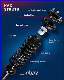 For Toyota Highlander 2001-2003 Rear (2) Warranty Shock and Strut & Coil Spring