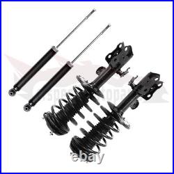 Front Complete Struts with Springs & Rear Shock Absorbers For Toyota Prius 10-2015
