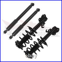 Front Complete Struts withSprings & Rear Shock Absorbers For 2014-19 Nissan Sentra