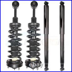 Front Struts Rear Shocks For Ford F-150 2004-08 with Coil Spring & Mount Set