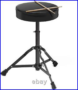 Gammon Percussion Full Size Complete Adult 5 Piece Drum Set with Cymbals Stands