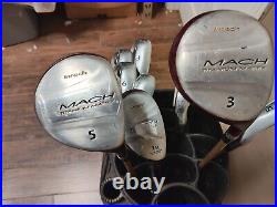 Intech Mach 360 13 Piece Ladies Flex Complete Golf Set w Cart Bag