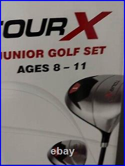 Left Handed Junior Merchants of Golf Tour X 5 Piece (8-11) Complete Club Set