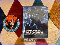 Metal Skin Panic Madox-01 Anime Unobtanium Limited Edition Blu-Ray+patch NEW OOP