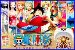NEW One Piece Complete Series Vol. 1-720 ENGLISH DUBBED + GIFT + FREE SHIPPING