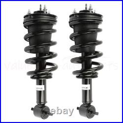 Pair Front Struts Shocks Assembly Coil Spring For Chevy Silverado 1500 2014-2018