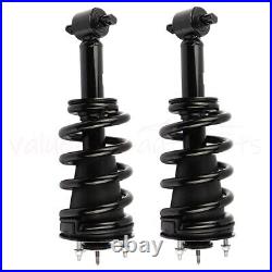 Pair Front Struts Shocks Assembly Coil Spring For Chevy Silverado 1500 2014-2018