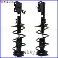 Pair Front Struts Shocks Assembly Coil Spring For Nissan For Rogue 2008-2012