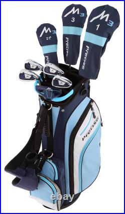 Precise M3 Ladies 13 Piece Right Handed Golf Clubs Full Set 2 Colors & 2 Sizes