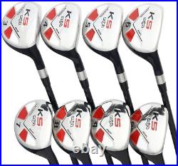 Senior Mens Golf All Hybrid Complete Full Set Which Includes #3 4 5 6 7 8 9 PW S