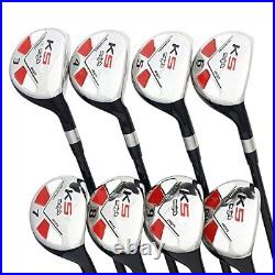 Senior Mens Golf All Hybrid Complete Full Set which Includes #3 4 5 6 7 8 9