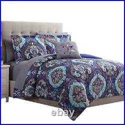 Split 8 Piece Reversible Printed Full Size Complete Bed Set The Urban Port